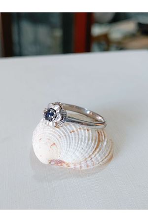 Vintage Tasarım Safir Taşlı Yüzük