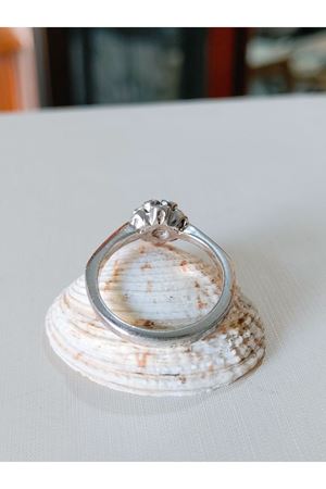 Vintage Tasarım Safir Taşlı Yüzük