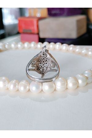 Vintage Tasarım Pırlanta Taşlı Yüzük