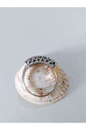 Vintage Tasarım Pırlanta 7 Taşlı Alyans Yüzük 3