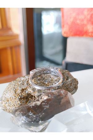 Vintage Tasarım Pırlanta 7 Taşlı Alyans Efektli Yüzük-2