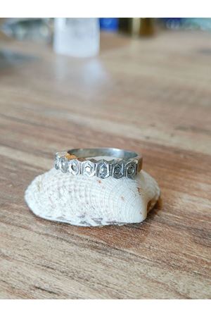 Vintage Tasarım Pırlanta 7 Taşlı Alyans 6 gen Model Yüzük